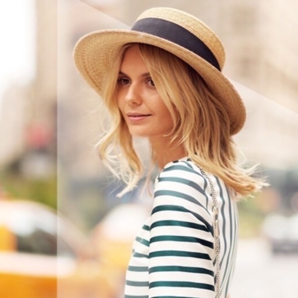 J. Crew Accessories - J. Crew Boater Hat